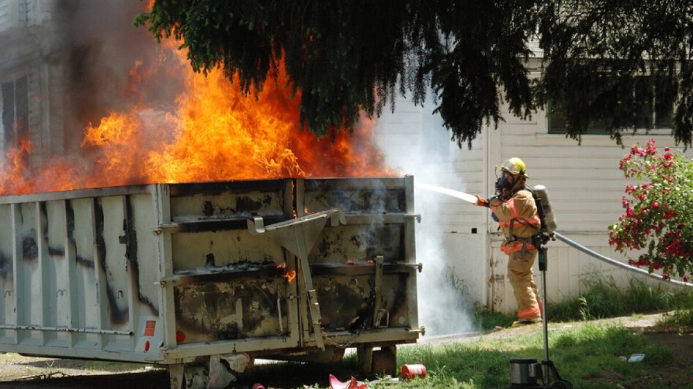 Dumpster fire