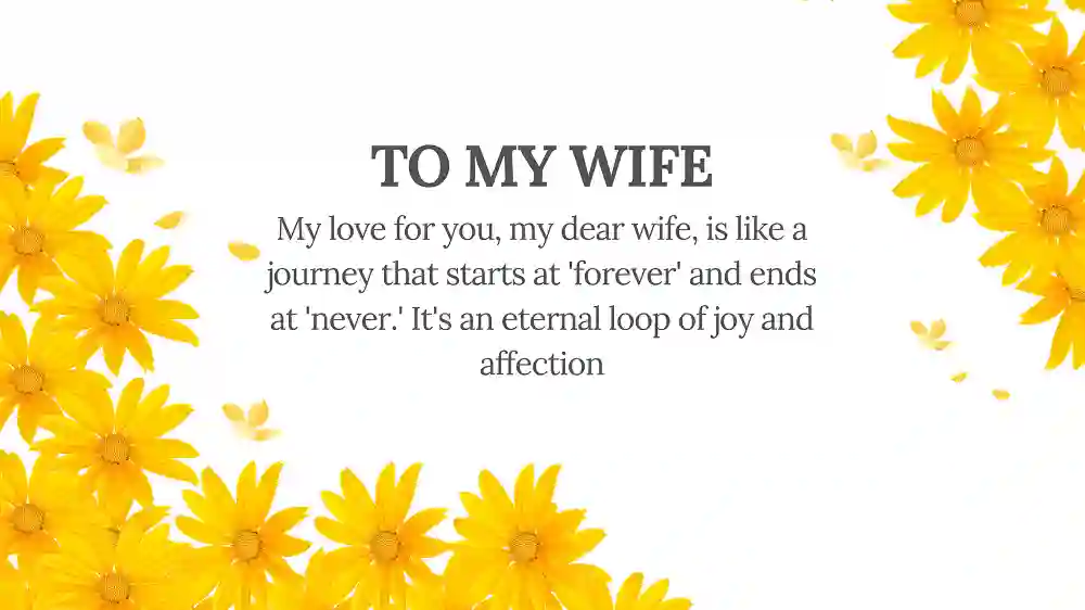 Love Message for My Wife